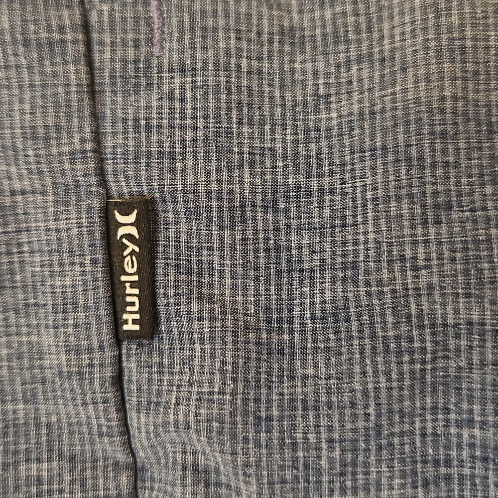 Hurley Blue Gray Flat Front Shorts Tailored Design Swim/Short‎ Size 30 - Picture 4 of 6